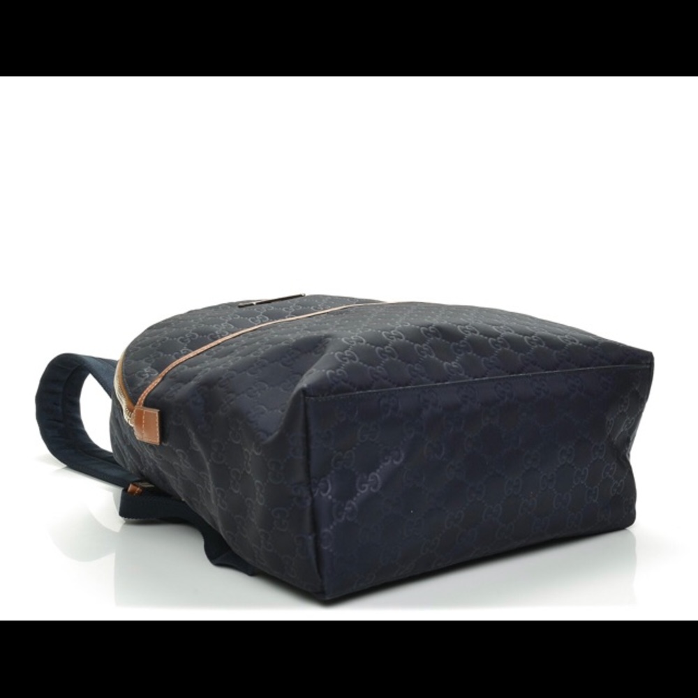 Gucci Nylon Monogram Medium Classic Backpack Blue - image 2